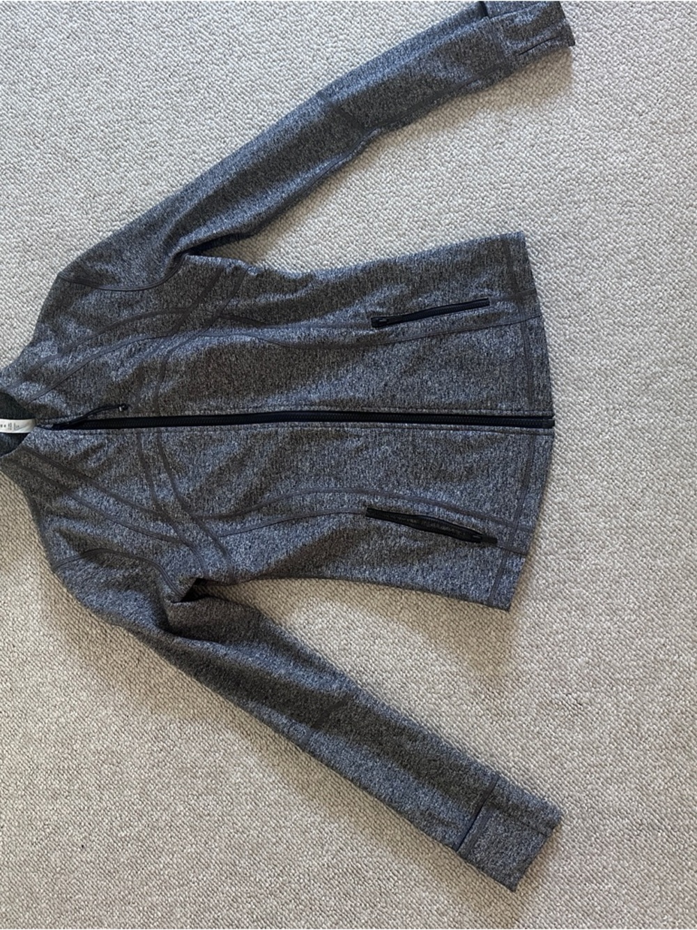 lululemon athletica Gray Heather Define Full‑Zip Sculpt Jacket Luon - Picture 3 of 5